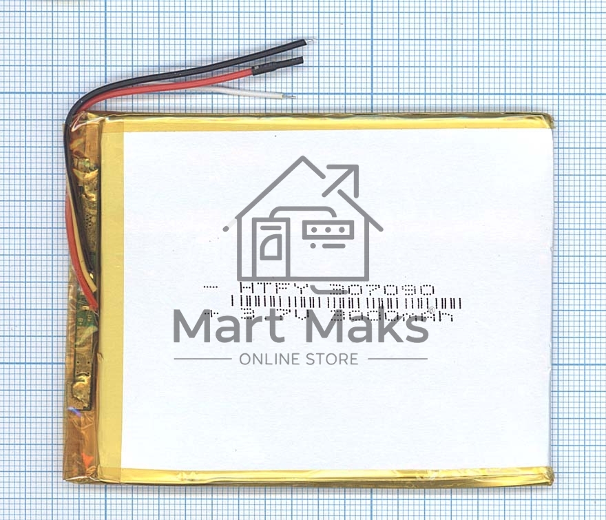 Аккумулятор Li-Pol (батарея) 3*70*90мм 3pin 3.7V/3000mAh