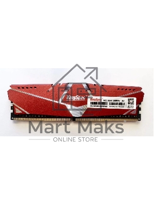 Оперативная память KingSpec, DDR4, 16Gb (1x16GB), 3200MHz, CL19, DIMM, радиатор, черный