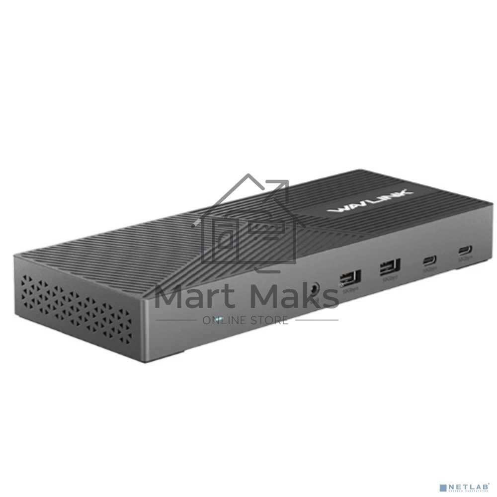 Док-станция WAVLINK USB-C Triple Display 4K@60Hz Universal /100W PowerDelivery Include 20V/8A Power Adapter/ 4xUSB3.0/3xUSB C/2xDP 4K 60HZ/3xHDMI 4K 60HZ/1xGigabit LAN/1xAudio In/Out