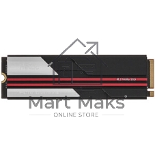 Накопитель SSD Netac NV150HK 4Tb [NT01NV150HK-4T0-E4X] M.2 2280, PCI-E 5 x4, 3D NAND, 1400/13000MBs, heatsink