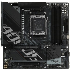 Материнская плата Gigabyte X870M AORUS ELITE WIFI7, AM5, AMD X870, 4xDDR5, 4xSATA, 4xM.2, 1xPCIe 5.0 x16, 1xPCIe 4.0 x4, 1xPCIe 3.0 x2, 1xHDMI, 2xUSB Type-C, 1x2.5Gb LAN, Wi-Fi 7, Bluetooth 5.4, 2xUSB-C USB4, 2xUSB-A 10Gbps, 4xUSB-A 5Gbps, 4xUSB-A 2.0, S/PDIF, 2x3.5 мм, 7.1, mATX