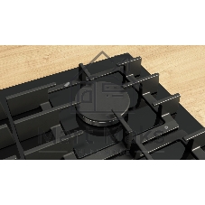 Газовая варочная панель Bosch PPP6A6I40 60 см, закаленное стекло, независимая, черная
