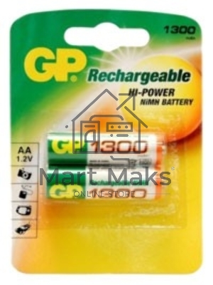 Аккумулятор GP 130AAHC AA 1300mAh (2шт) Аккумулятор GP 130AAHC AA 1300mAh (2шт)