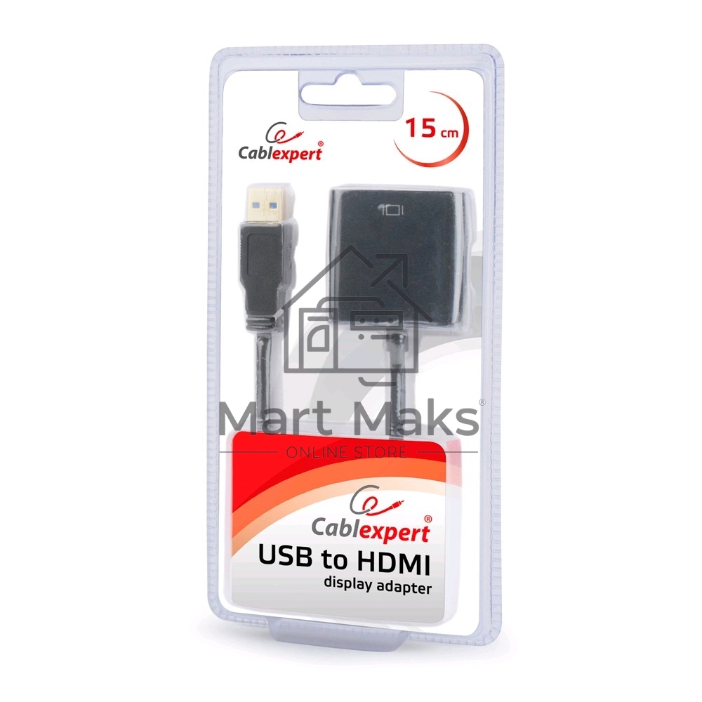 Видеоадаптер (конвертер) USB 3.0 --> HDMI Cablexpert A-USB3-HDMI-02