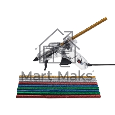 Клеевые стержни Rexant, Ø11 мм, 270 мм, цветные с блестками, 10 шт., хедер