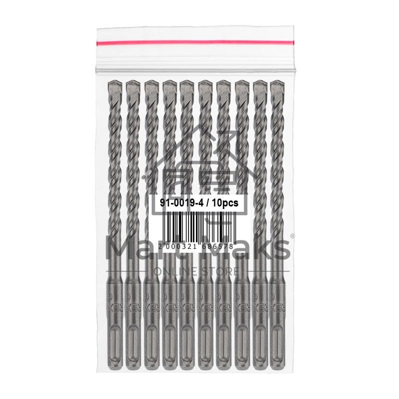 Бур по бетону 10x210 мм SDS PLUS (10 шт.) Rexant