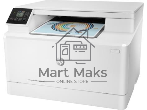 МФУ лазерный HP Color LaserJet Pro MFP M182n (7KW54A), A4, цветной, печ. до 16 стр/мин., 600 x 600 dpi (печать) 1200x1200dpi (скан.), USB, RJ-45, Air Print, Mopria