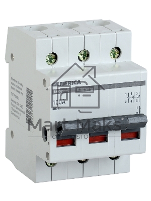 Выключатель нагрузки (мини-рубильник) 3п ВН-32 100А GENERICA ИЭК MNV15-3-100