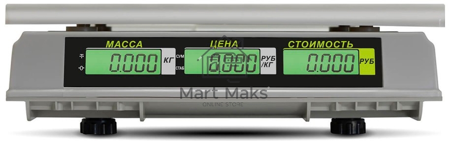 Весы торговые Mertech M-ER 326AC-32.5 LCD серый (3041)