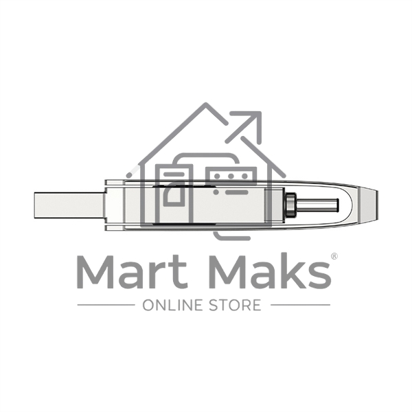 Флешка USB Netac U782C, 256Gb, USB 3.0, серебристый