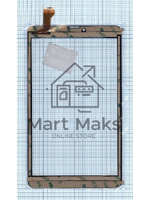 Сенсорное стекло (тачскрин) для Digma Plane 8550S 4G черное