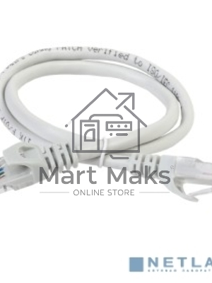 Коммутационный шнур ITK (патч-корд), кат.5Е UTP, LSZH, 1,5м, серый