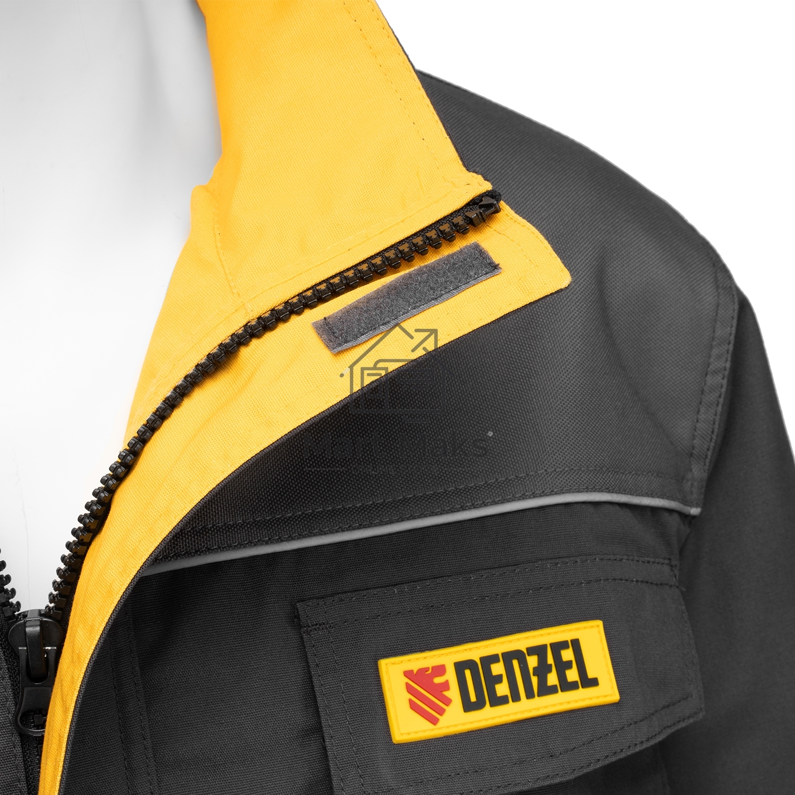 Куртка профессиональная рабочая, 65% полиэстер 35% хлопок, XXXL  Denzel