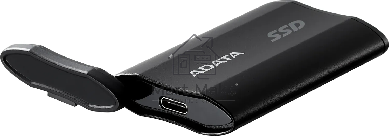 Внешний накопитель SSD ADATA 2Tb SD810 USB Type-C (2000/2000 Mb/s) metal case черный (SD810-2000G-CBK)