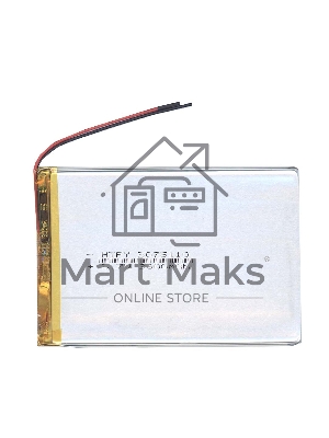 Аккумулятор Li-Pol (батарея) 3*75*110мм 2pin 3.7V/3600mAh