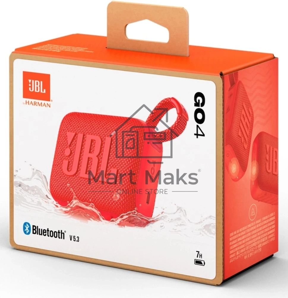 Портативная акустика JBL GO 4, красный