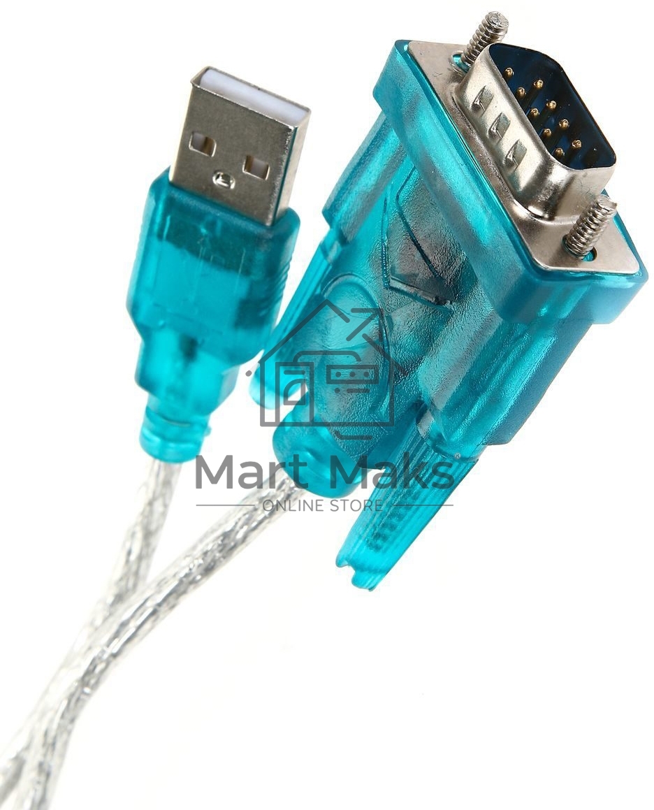 Кабель AM/Com port 9pin 1.2м Aopen/Qust адаптер USB -> RS232, DE9P (добавляет в систему новый COM порт), ACU804