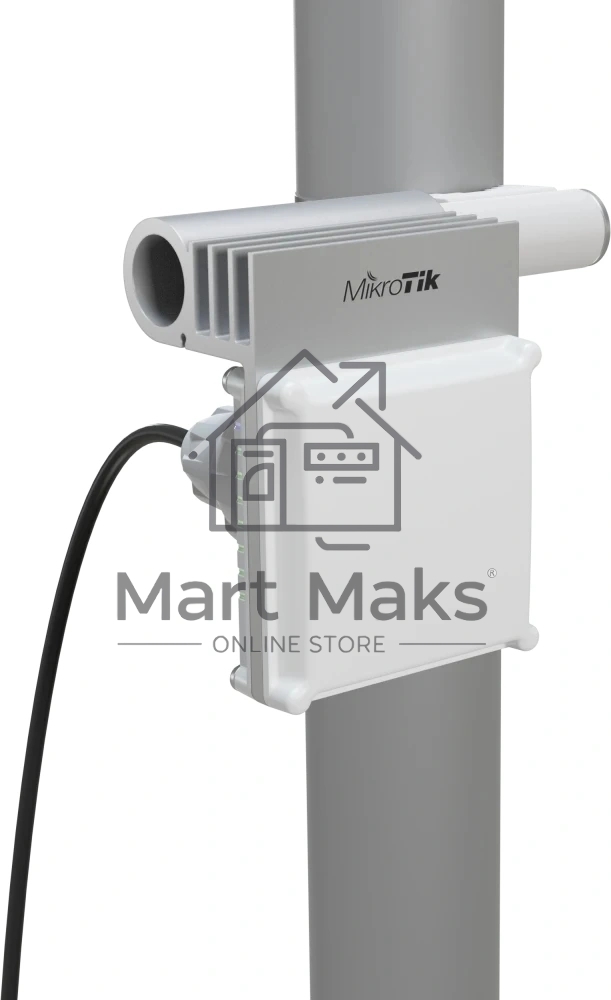 Точка доступа MikroTik CubeSA 60Pro ac (60Ghz antenna, 802.11ay wireless and 5GHz 802.11ac backup, 4 core x 716MHz CPU, 256MB RAM, 1 x Gigabit LAN port, RouterOS L4, POE, PSU) for use as an AP in Point-to-Multipoin