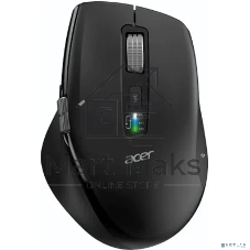 Мышь беспроводная Acer OMR406 черный, 4800 dpi, радиоканал, Bluetooth, USB, кнопки - 8