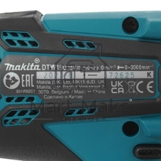 Гайковерт Makita DTW190RME ак, 18В,2х4Ач Li-ion,0-3000у\м,190Нм,квадр1\2