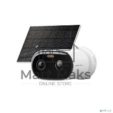 Комплект умной камеры с солнечной панелью Solar-Power Security Camera Kit