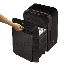 Шредер Fellowes PowerShred LX210 черный (секр.P-4) перекрестный 16лист. 23лтр. скрепки скобы пл.карты