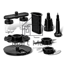 Кухонный комбайн 13 в 1 HOLT HT-FP-009, 800 Вт, черный