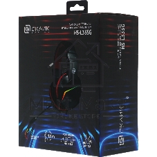 Гарнитура Oklick HS-L335G чёрный, проводная, USB-C/3.5 мм