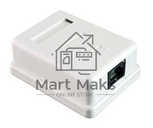 Розетка GEMBIRD NA212 RJ-45 кат.5e внешняя 1 порт, 110&Krone