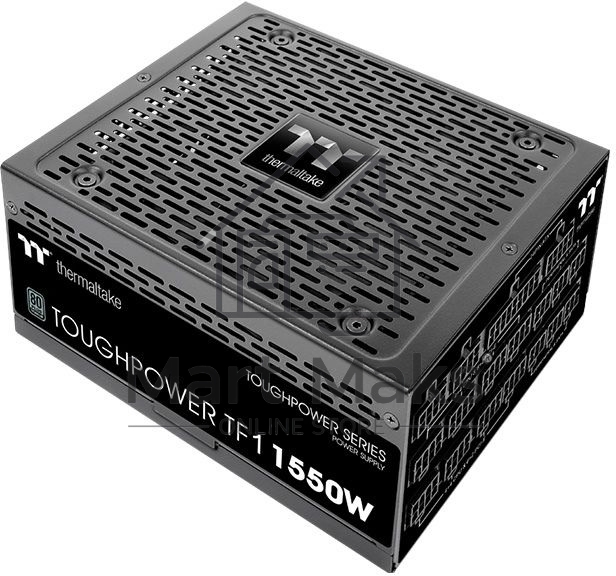 Блок питания Thermaltake Toughpower TF1 PS-TPD-1550FNFATE-1, 1550Вт, 80 PLUS Titanium, 140мм, модульный, черный