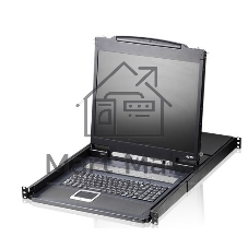8-портовый KVM-переключатель с ЖК-дисплеем 19'' Slideaway SINGLE RAIL 8P PS/2-USB LCDKVM 19INCH 8-портовый KVM-переключатель с ЖК-дисплеем 19'' Slideaway SINGLE RAIL 8P PS/2-USB LCDKVM 19INCH