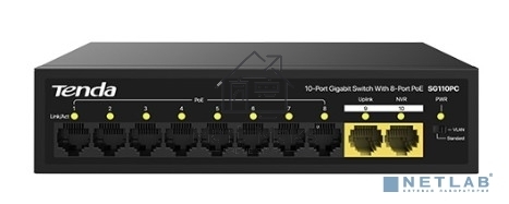 Коммутатор TENDA SG110PC 10PORT 10/100/1000M