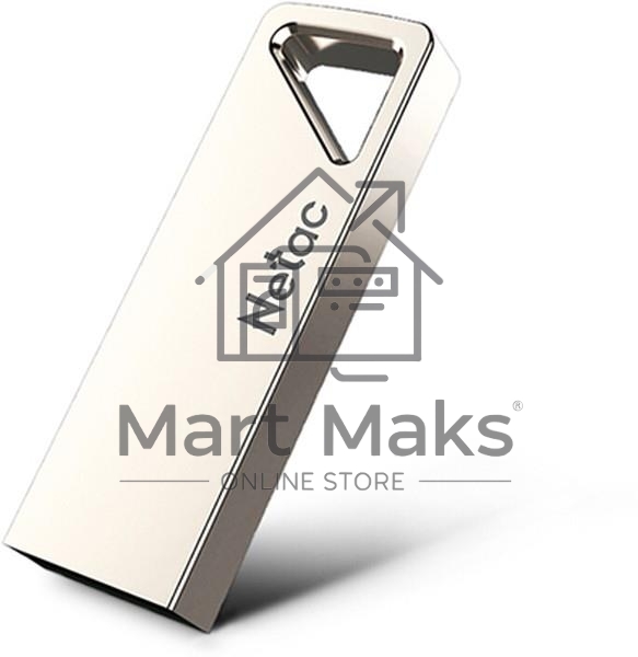 Флешка USB R/W R/W Netac U326 NT03U326N-008G-20PN 8Gb, USB2.0, металлическая плоская
