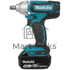 Гайковерт Makita DTW190RME ак, 18В,2х4Ач Li-ion,0-3000у\м,190Нм,квадр1\2