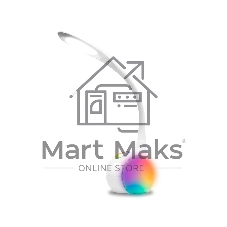 Светодиодная настольная лампа с RGB подсветкой Ambrella light DE532 WH белый LED 4200K+RGB 7.5W