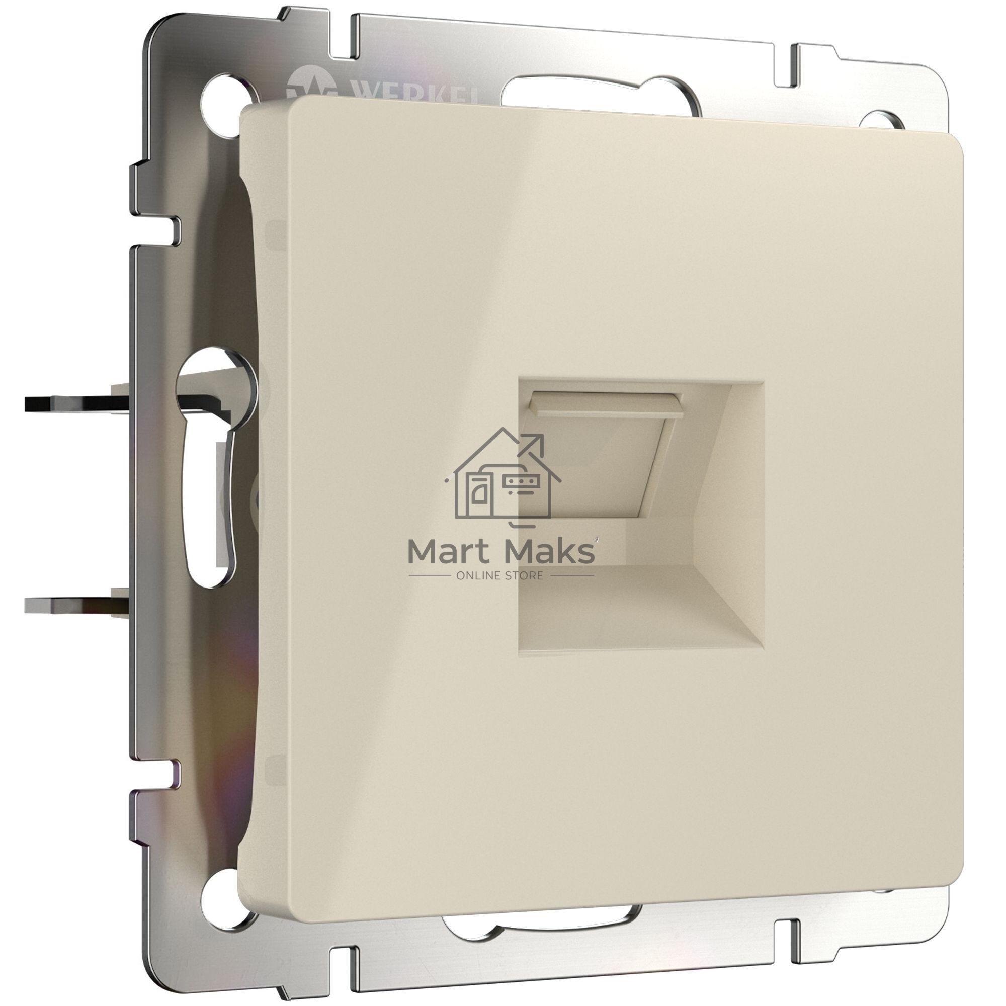 Розетка Ethernet RJ-45 (слоновая кость)