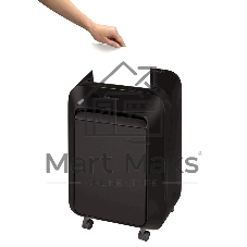 Шредер Fellowes PowerShred LX210 черный (секр.P-4) перекрестный 16лист. 23лтр. скрепки скобы пл.карты