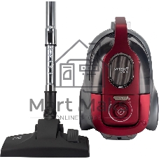 Пылесос Vitek VT-CV3113 красный/серый, 450/2200 Вт, уборка сухая, пылесборник контейнер 2 л