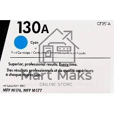 Тонер Картридж HP 130A CF351A голубой для HP M153/M176/M177