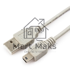 Кабель USB 2.0 AM/miniBm 1.8м Gembird CC-USB2-AM5P-6 USB/miniUSB 5P 1.8m, пакет