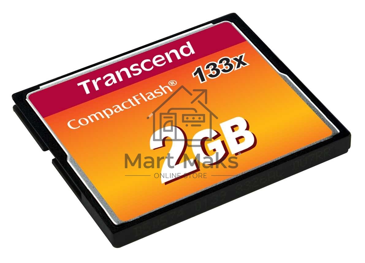 Флеш карта CF 2Gb 133x Type I Transcend (TS2GCF133)