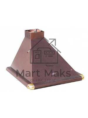 Вытяжка каминная Elikor Сатурн 60П-180-В1Л медный/золотистый, 60 см, 180 куб. м/ч, 48 дБ