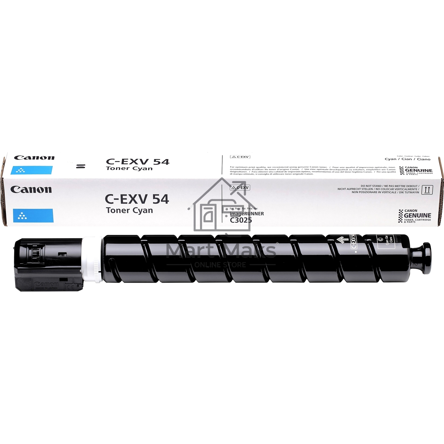 Картридж лазерный Canon C-EXV54C (1395C002) голубой (8 500) для Canon imageRUNNER C3226i/C3025i/C3025/C3125
