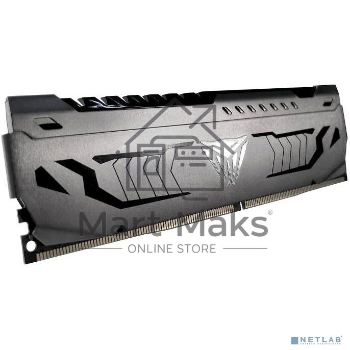 Оперативная память Patriot Viper Steel, DDR4, 8GB (1x8GB), 3600MHz, CL18, DIMM, с радиатором, черный