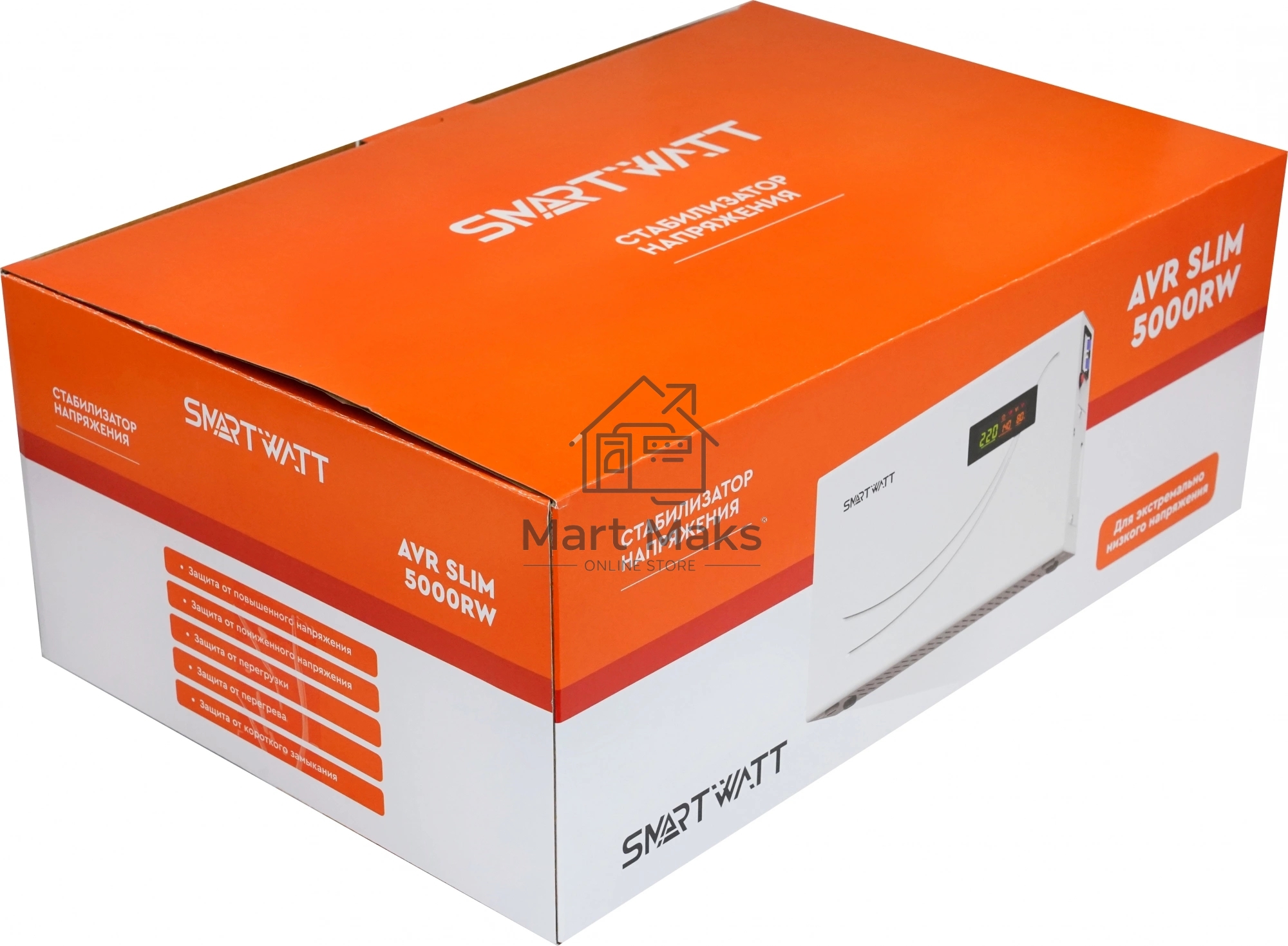 Стабилизатор напряжения настенный SMARTWATT AVR SLIM 5000RW
