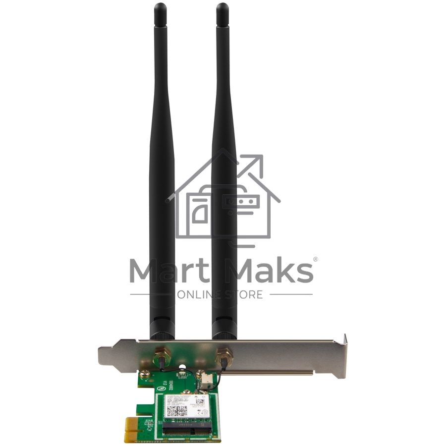 Сетевой адаптер Tenda E30 беспроводной двухдиапазонный PCI-e адаптер Wi-Fi 6 AX3000 c Bluetooth 5.0