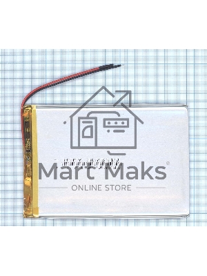 Аккумулятор Li-Pol (батарея) 3*75*110мм 2pin 3.7V/3600mAh