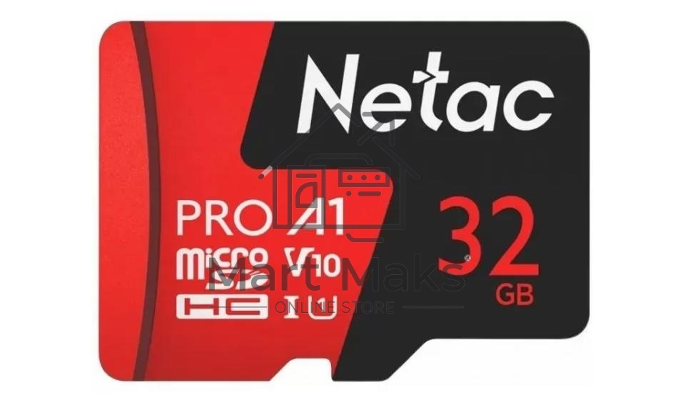 Флеш карта MicroSD card Netac P500 Extreme Pro 32GB, retail version w/o SD adapter