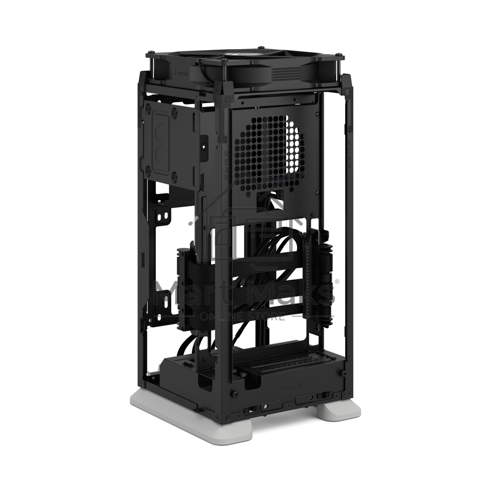 Корпус без блока питания Fractal Design Mood, Mini-Tower, 1x180mm, 2xUSB-A 3.0 + 1xUSB 3.2 Type-C, SFX PSU Support, mITX Light Gray