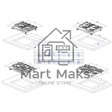 Газовая варочная панель DeLonghi GRETA 6GW BB